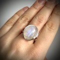 Pierścionek z Kamieniem Moonstone