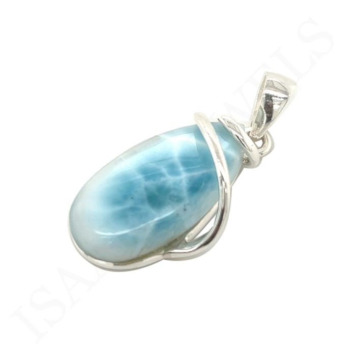 Wisiorek z Kamieniem Larimar
