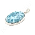 Wisiorek Srebrny z Kamieniem Larimar