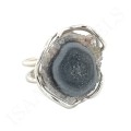 Srebrny Pierścionek z Naturalnym Chalcedonem