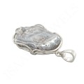 wisiorek srebrny z naturalną różą chalcedonu
