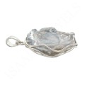 wisior z naturalną różą chalcedonu srebro 925